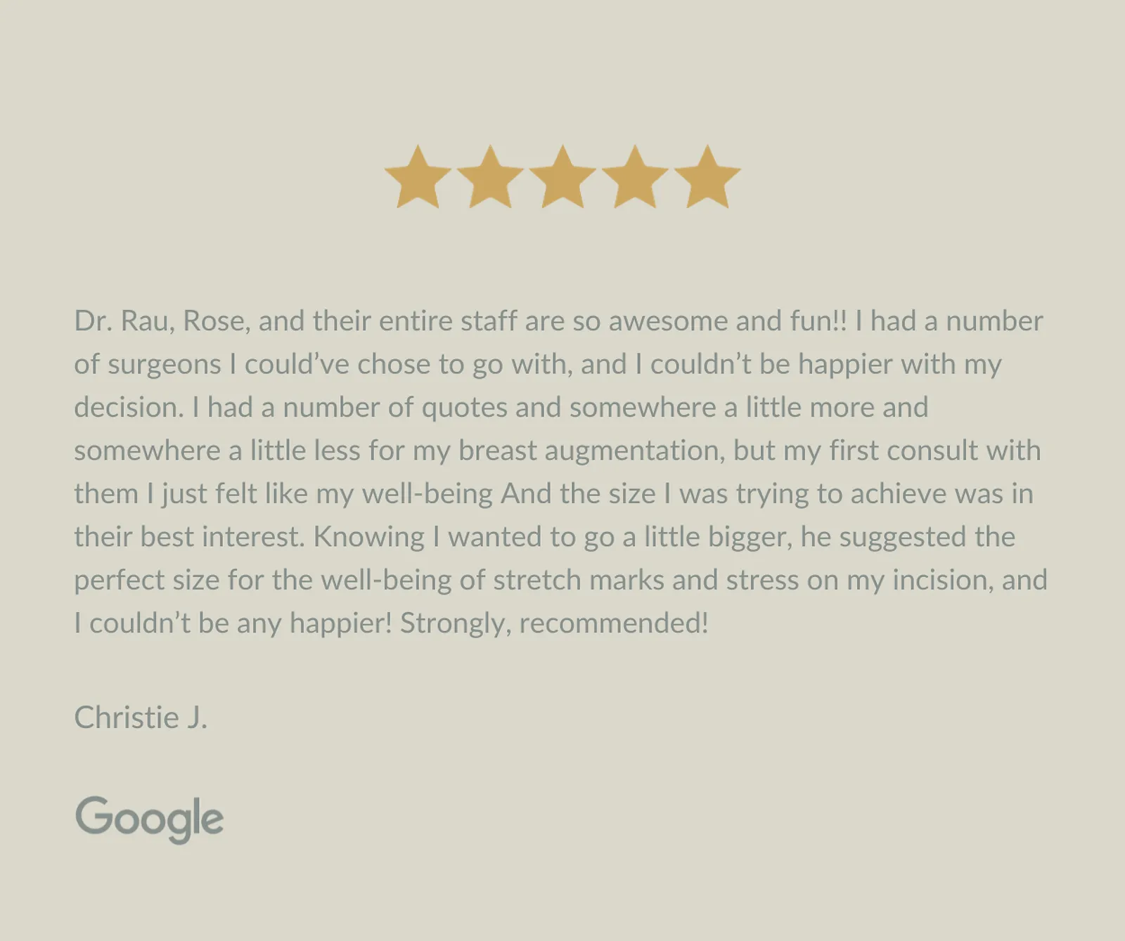 Rau Plastic Surgery Review 5